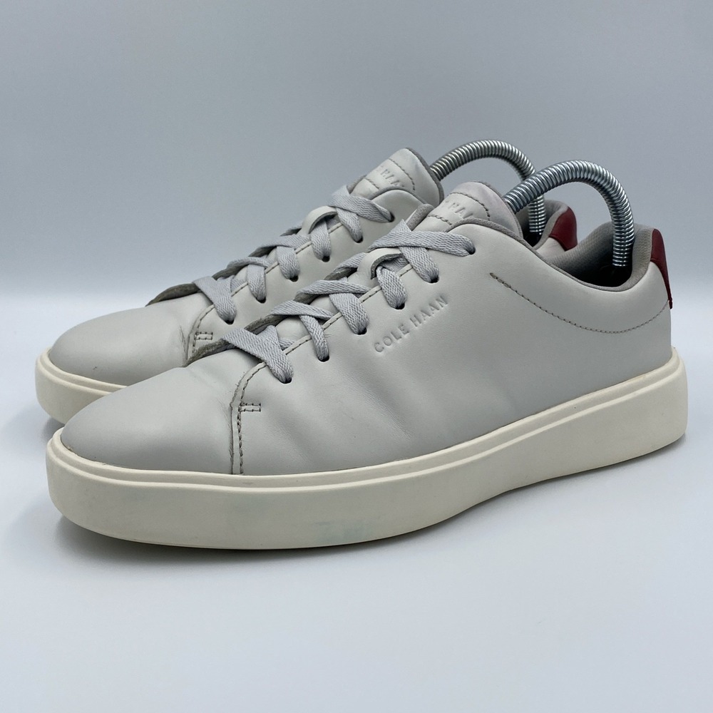 Cole Haan Grand Crosscourt Traveler Men's 7.5 Glacier Gray Leather Sneakers
